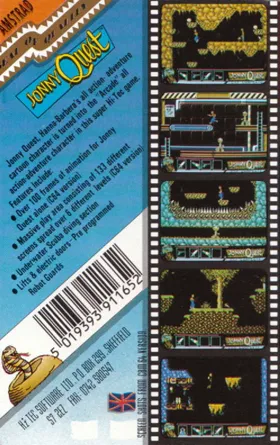 Jonny Quest (UK) (1991) box cover back